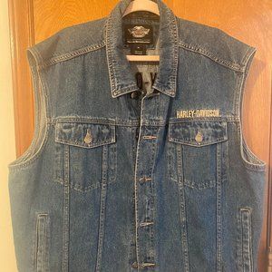 Harley Davidson Men's Denim Vest